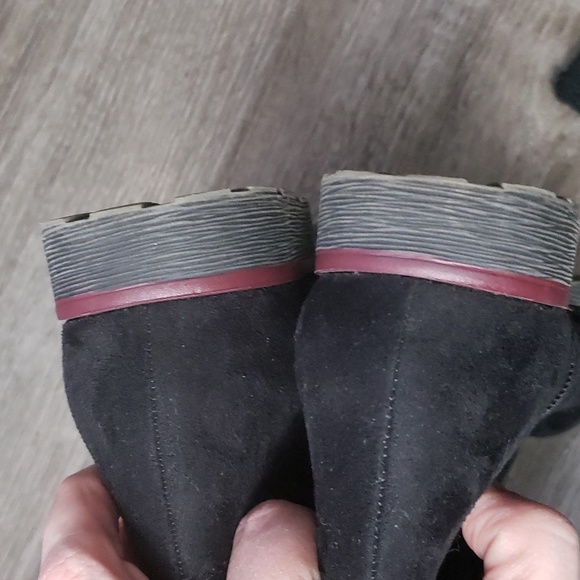 Nine West Stacey Faux Suede Ankle Booties Size 7.5 - Picture 12 of 12